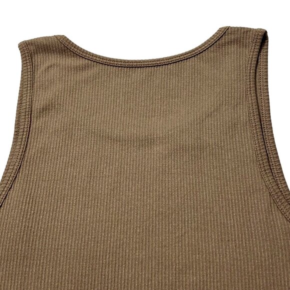 SKIMS Stretch Rib High Neck Bralette NEW Desert 2X/3X - Picture 6 of 11